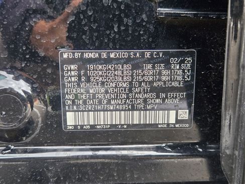 Used 2025 Honda HR-V EX-L image 33