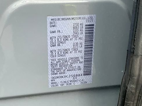 Certified 2023 Nissan Pathfinder Platinum AWD/4WD image 43