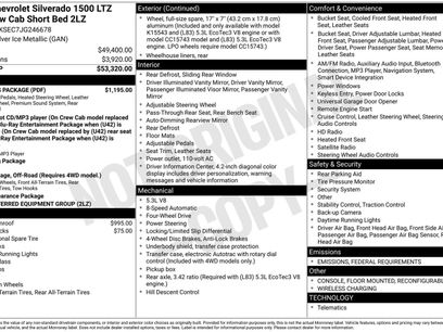 Used 2018 Chevrolet Silverado 1500 LTZ Z71 w/ LTZ Plus Package