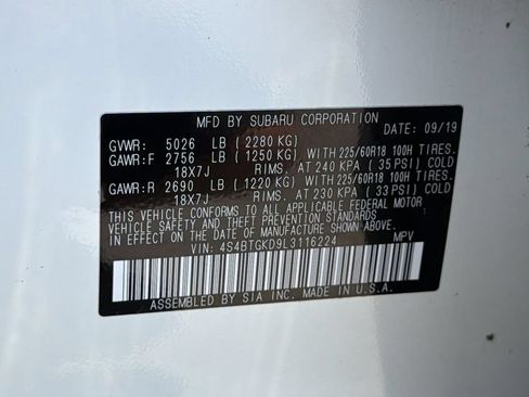 Used 2020 Subaru Outback Onyx Edition XT w/ Popular Package #2 AWD/4WD image 31