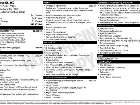 Used 2024 Lexus ES 350 w/ Premium Package FWD image 33
