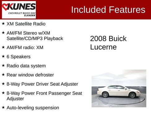 Used 2008 Buick Lucerne CXL w/ Ultra Confidence Package FWD image 3