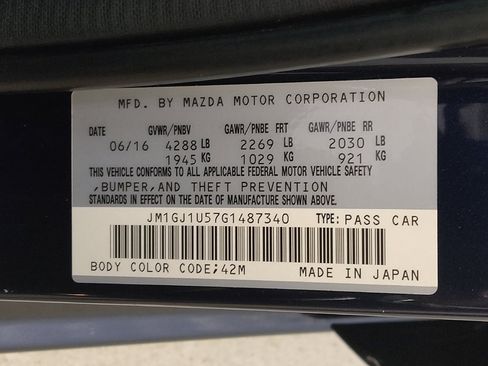 Used 2016 MAZDA MAZDA6 Sport FWD image 33