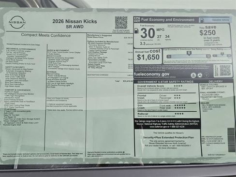New 2026 Nissan Kicks SR w/ SR Premium Package image 34