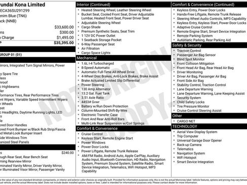 Used 2025 Hyundai Kona Limited AWD/4WD image 6