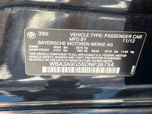 Used 2013 BMW 335i Sedan RWD image 24