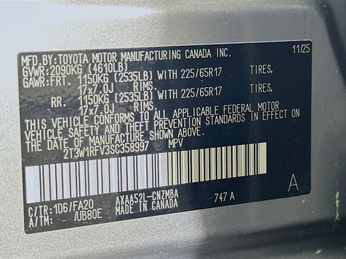 Used 2025 Toyota RAV4 XLE w/ Convenience Package image 12