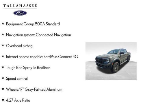 Certified 2025 Ford Ranger Raptor AWD/4WD image 6