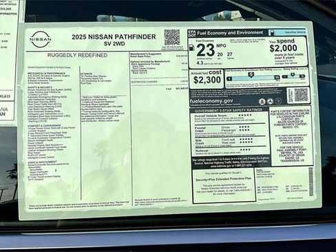 New 2025 Nissan Pathfinder SV image 12