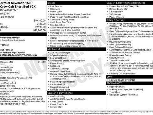 Certified 2025 Chevrolet Silverado 1500 Custom AWD/4WD image 35
