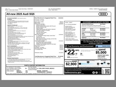 New 2025 Audi SQ5 Premium Plus