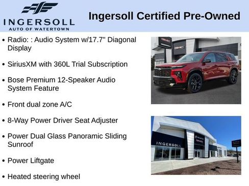 Used 2025 Chevrolet Traverse RS w/ LPO, Floor Liner Package image 5