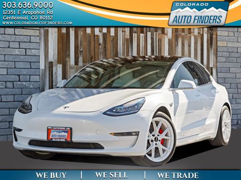 Used 2020 Tesla Model 3 Performance AWD/4WD image 1