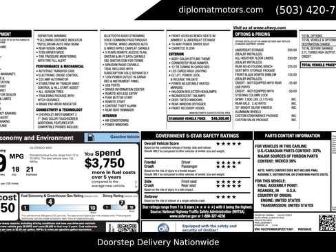 Used 2023 Chevrolet Silverado 1500 Custom image 3