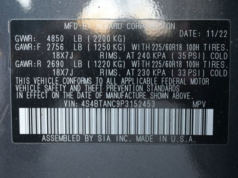 Certified 2023 Subaru Outback Limited image 37