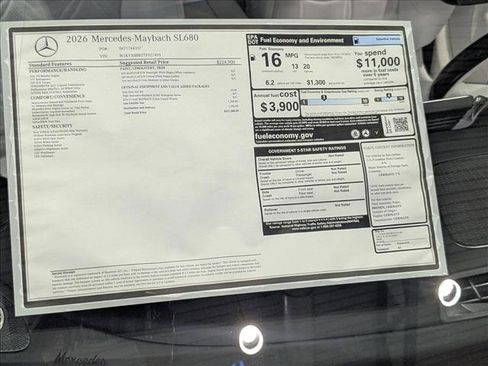 New 2026 Mercedes-Benz Maybach SL 680 image 16