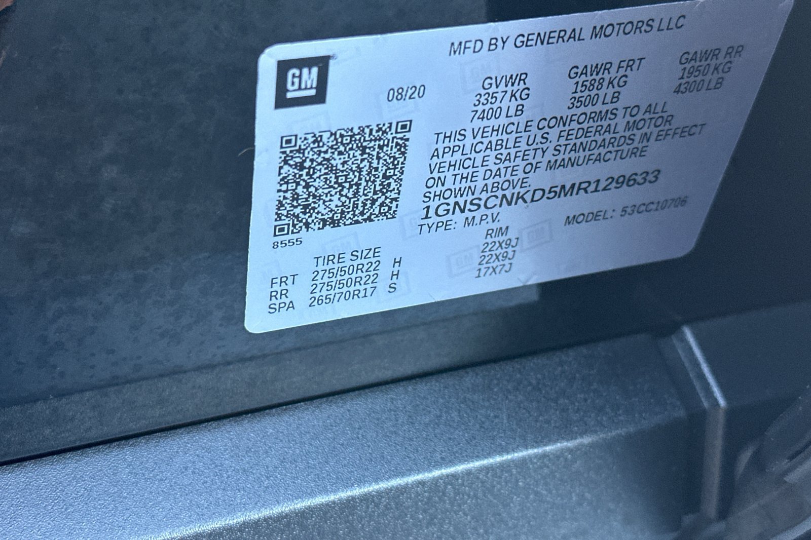 Used 2021 Chevrolet Tahoe LT RWD image 52