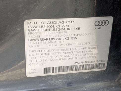 Used 2017 Audi A4 2.0T allroad Premium w/ Convenience Package image 33