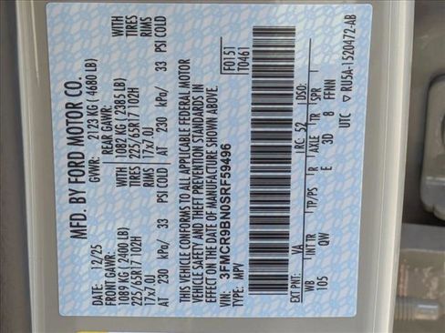 New 2025 Ford Bronco Sport Big Bend w/ Convenience Package image 25