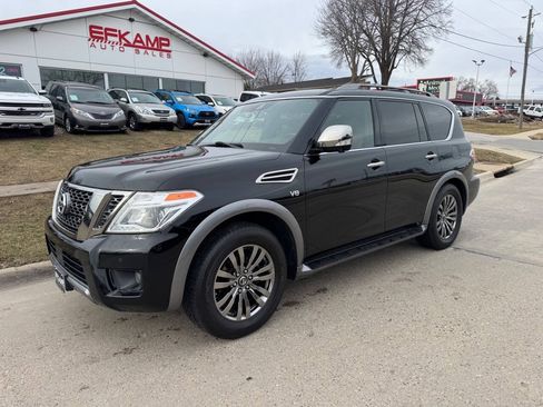 Used 2018 Nissan Armada Platinum w/ Captain Seat Package AWD/4WD image 1