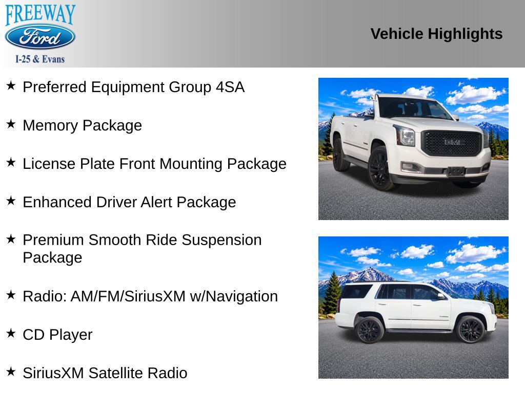Used 2017 GMC Yukon SLT AWD/4WD image 2