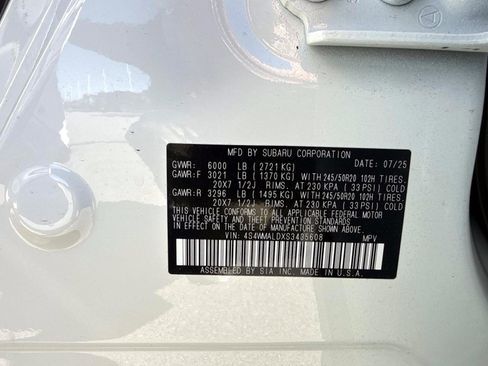 Certified 2025 Subaru Ascent Limited w/ Popular Package #1 image 35