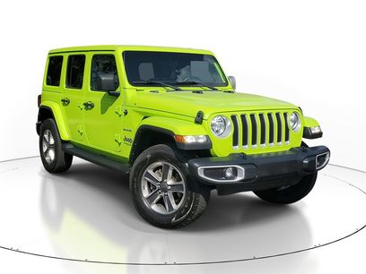 Used 2021 Jeep Wrangler Unlimited Sahara w/ Uconnect 4C Nav & Sound Group