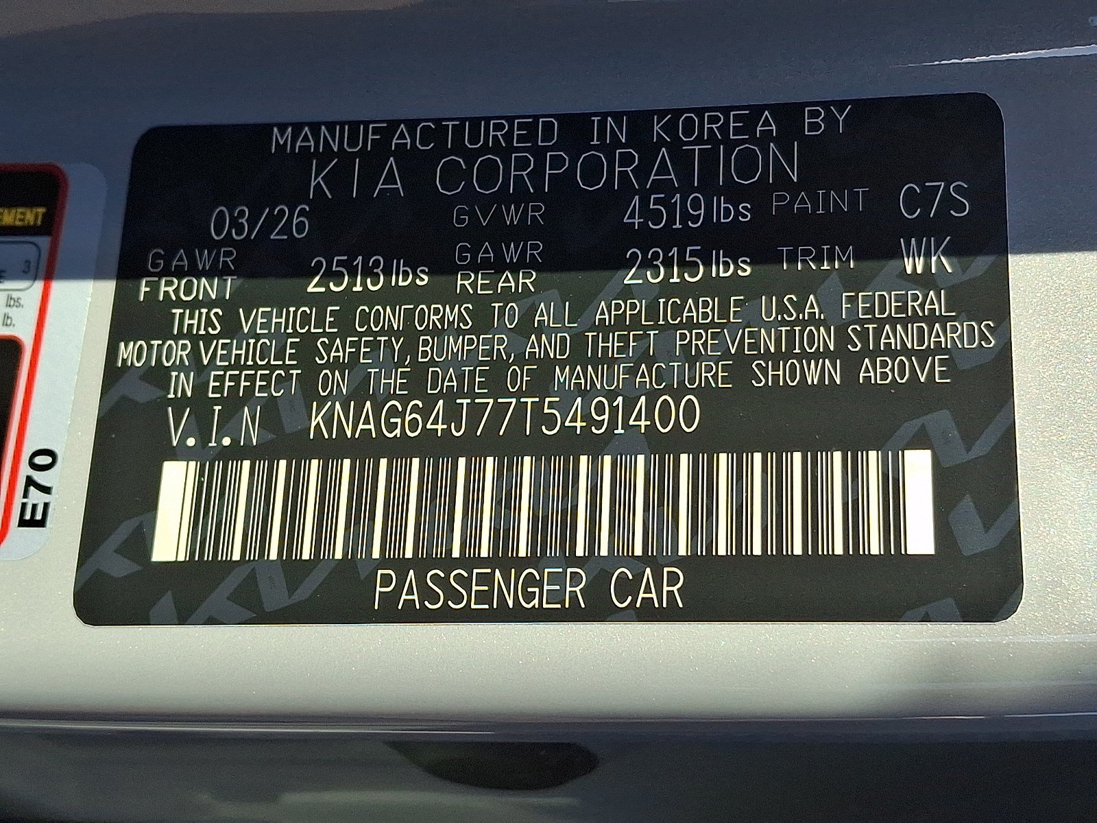 New 2026 Kia K5 GT-Line AWD/4WD image 12