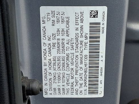 Used 2020 Honda CR-V EX-L image 27