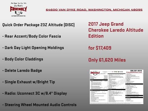 Used 2017 Jeep Grand Cherokee Altitude image 5