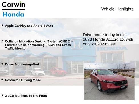 Used 2023 Honda Accord LX image 6