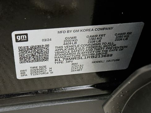 Used 2024 Chevrolet TrailBlazer LT AWD/4WD image 12