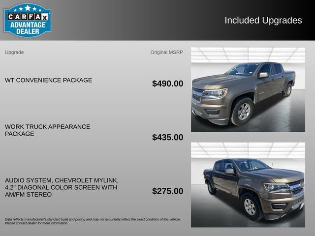 Used 2016 Chevrolet Colorado W/T w/ WT Convenience Package RWD image 3