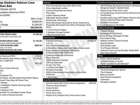 Used 2022 Jeep Gladiator Rubicon w/ LED Lighting Group image 4