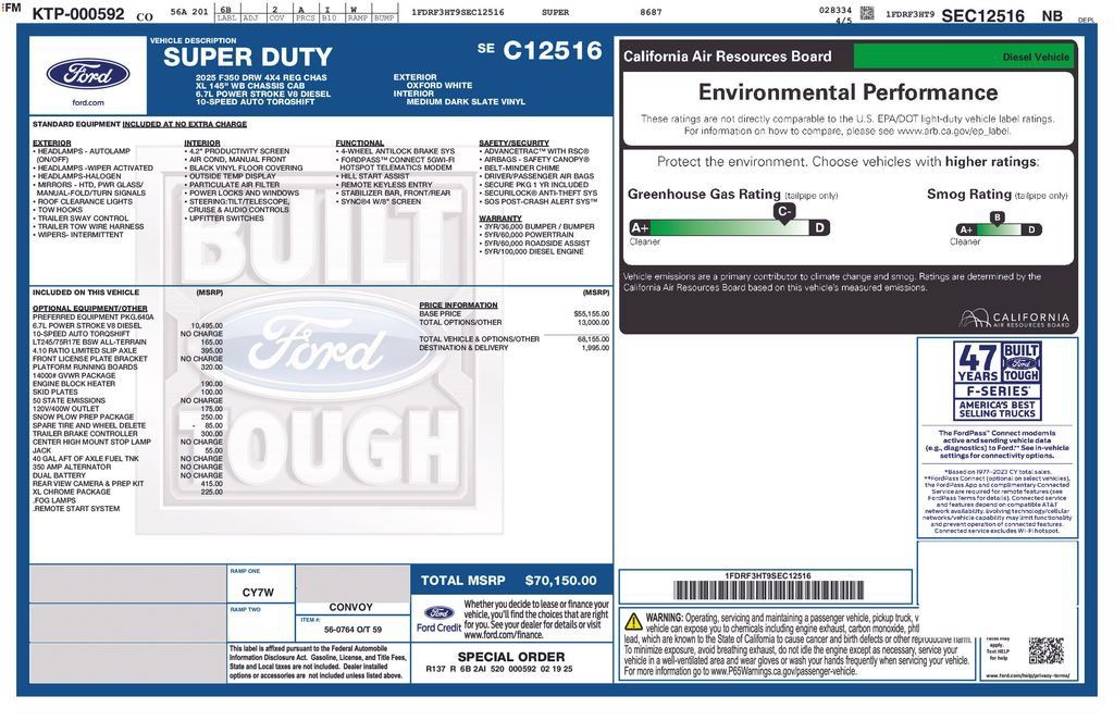 New 2025 Ford F350 XL w/ XL Chrome Package AWD/4WD image 37