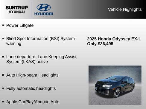 Used 2025 Honda Odyssey EX-L image 15