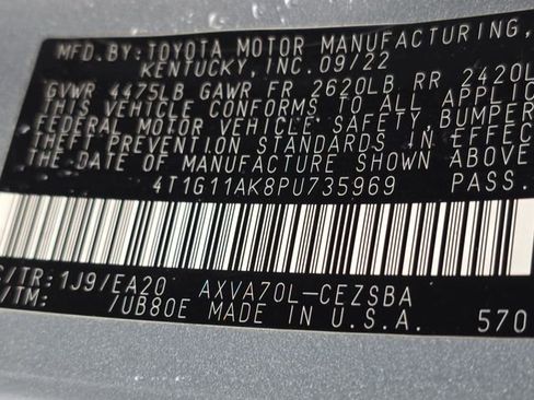 Used 2023 Toyota Camry SE image 49