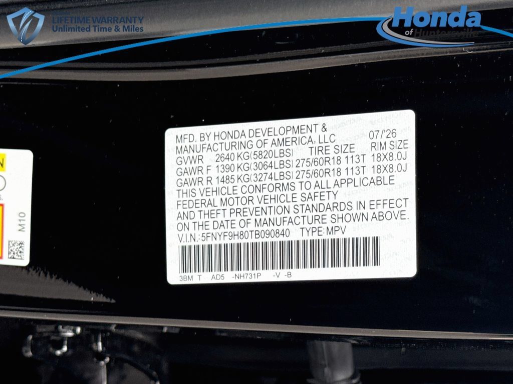 New 2026 Honda Passport TrailSport Elite image 38