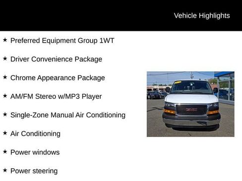 Used 2024 GMC Savana 2500 w/ Driver Convenience Package RWD image 6