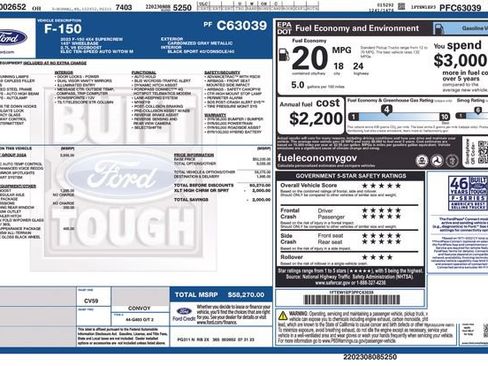 Certified 2023 Ford F150 XLT w/ Equipment Group 302A High AWD/4WD image 35