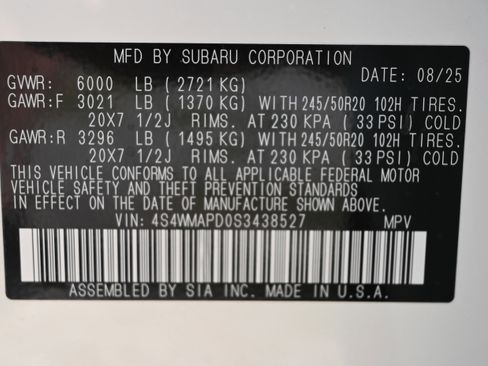 Used 2025 Subaru Ascent Limited w/ Popular Package #1 image 37