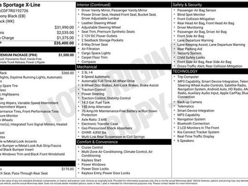 Used 2024 Kia Sportage X-Line w/ X-Line Premium Package AWD/4WD image 22