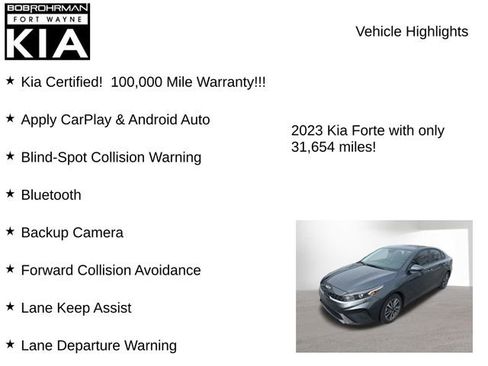 Certified 2023 Kia Forte LXS w/ LXS Technology Package image 7