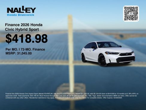 New 2026 Honda Civic Sport image 7