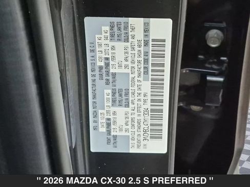 Certified 2026 MAZDA CX-30 AWD 2.5 S image 35