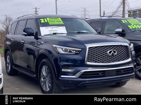 Used 2021 INFINITI QX80 Luxe w/ Cargo Package image 1