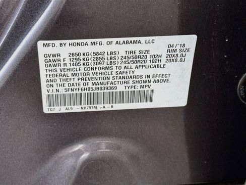 Used 2018 Honda Pilot Elite image 40