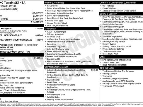 Used 2023 GMC Terrain SLT w/ Tech Package AWD/4WD image 5