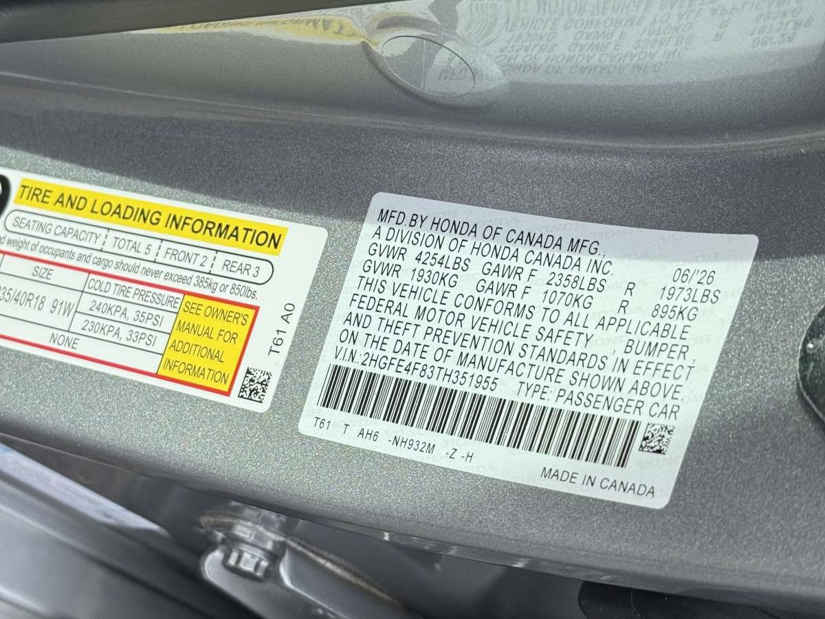 Certified 2026 Honda Civic Sport image 33