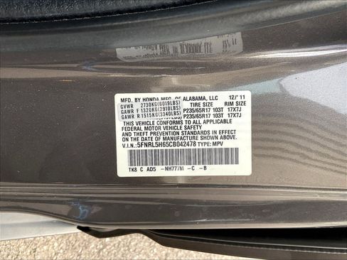 Used 2012 Honda Odyssey EX-L image 19
